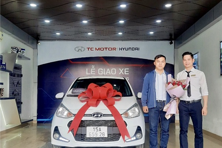 HYUNDAI LÊ HỒNG PHONG - HYUNDAI HẢI PHÒNG TƯNG BỪNG NGÀY GIAO XE